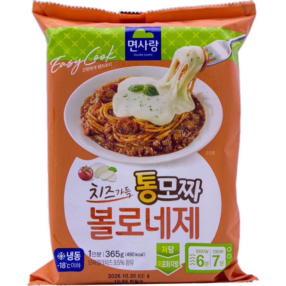 면사랑 치즈가득 통모짜 볼로네제 365g