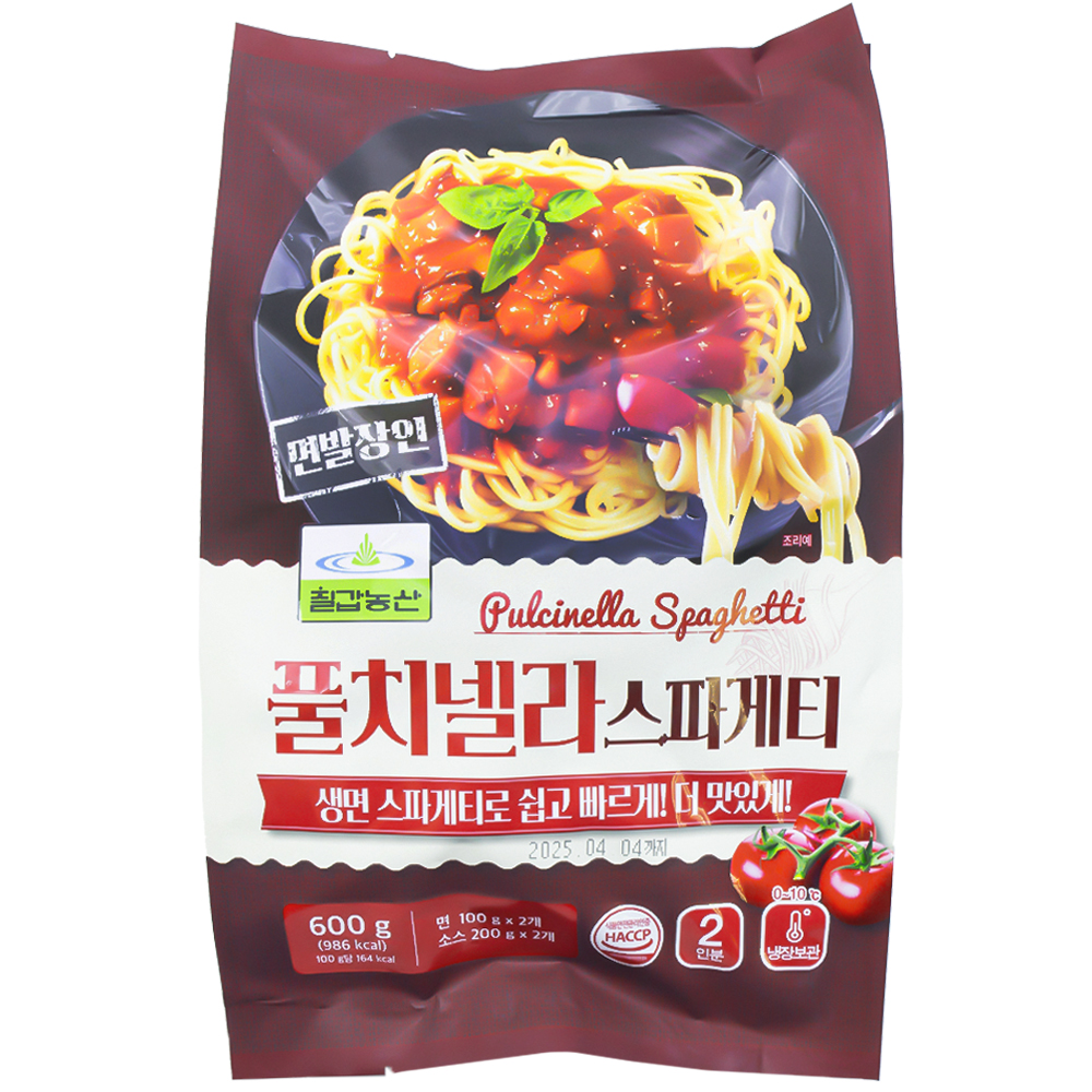 칠갑농산 풀치넬라스파게티 600g