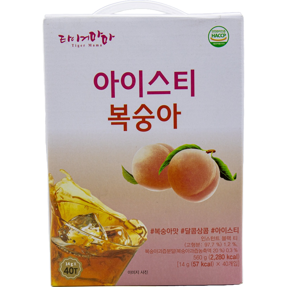 고려인삼 타이거마마 아이스티 복숭아 14g