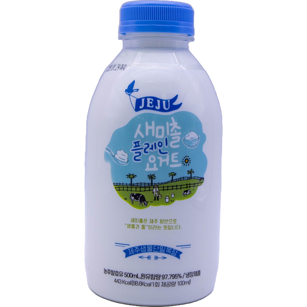 제주샘물목장 새미촐 플레인 요거트 500mL