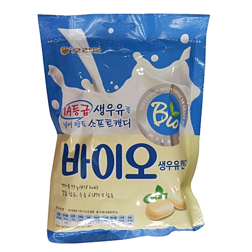 오리온 바이오 생우유캔디 99g