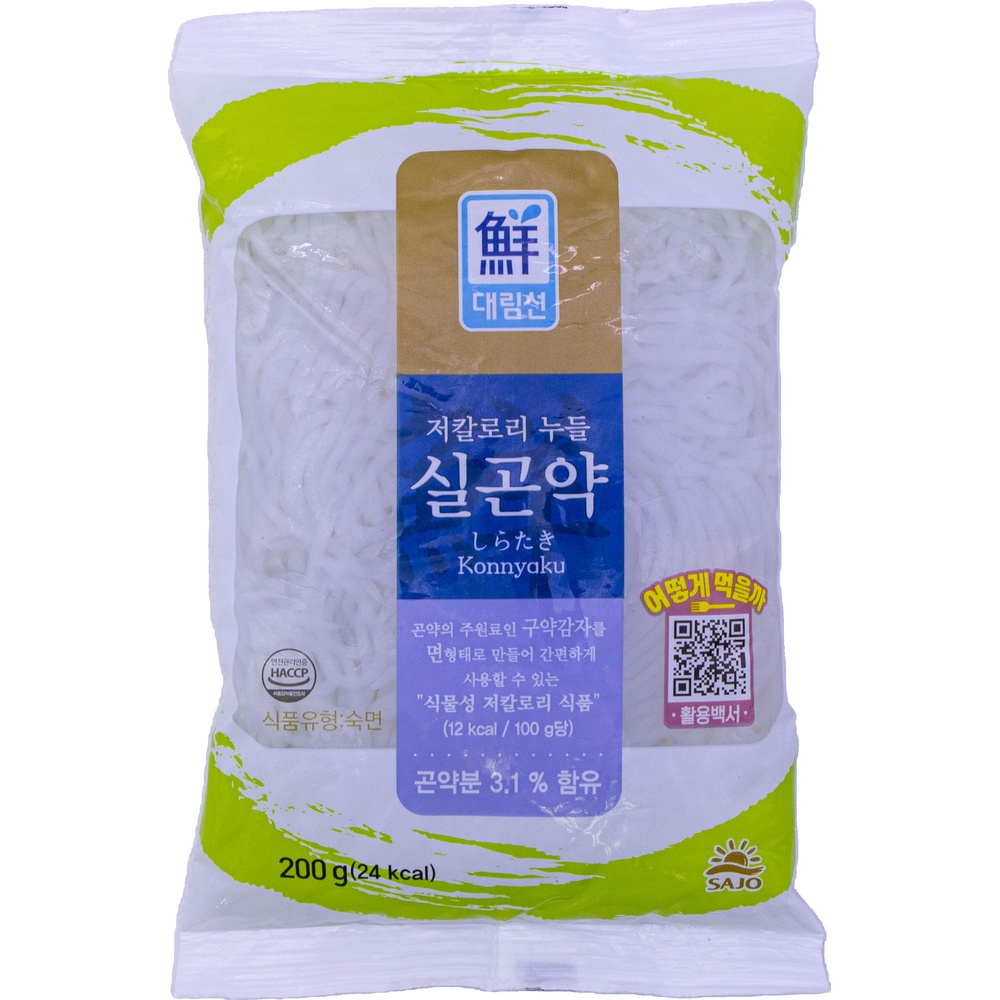 사조 대림선 저칼로리 누들 실곤약 200g