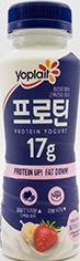 빙그레 요플레 프로틴 딸기바나나 210ml
