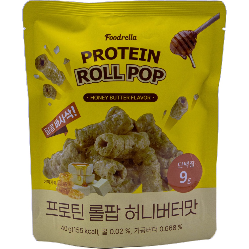 푸드렐라 프로틴롤팝 허니버터맛 40g