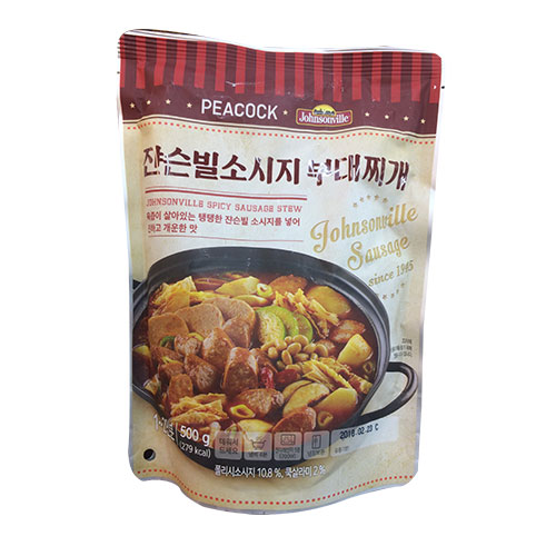 피코크 쟌슨빌 소시지 부대찌개 500g