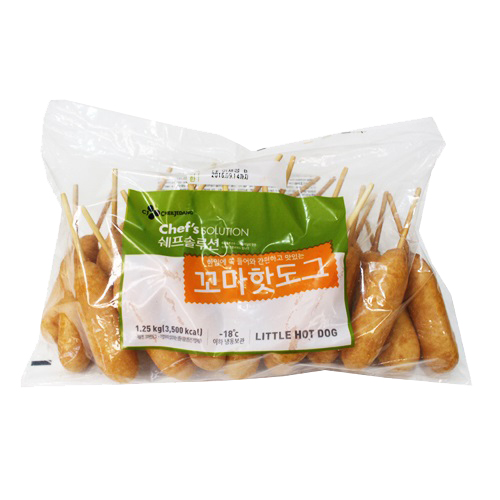 CJ 쉐프솔루션 꼬마핫도그 1.25kg