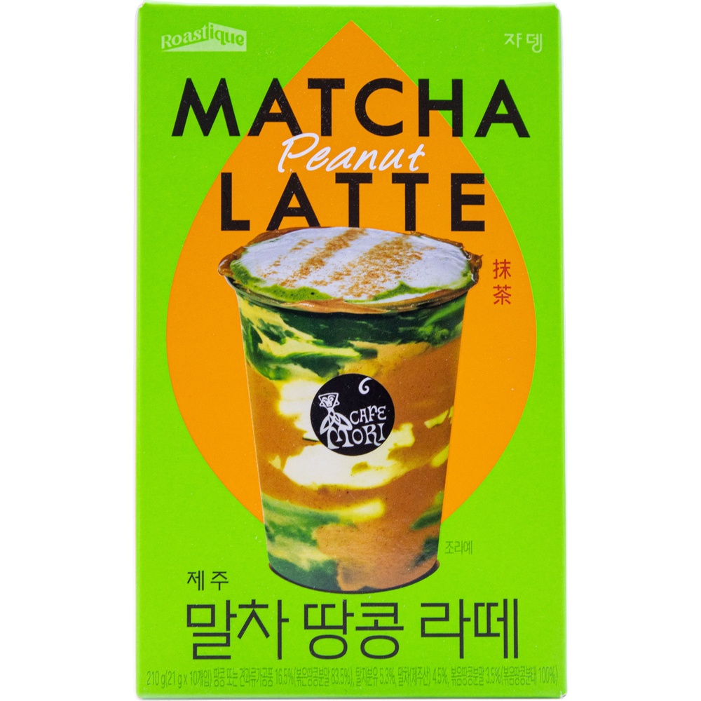 쟈뎅 로스티크 까페모리 말차 땅콩 라떼 21g