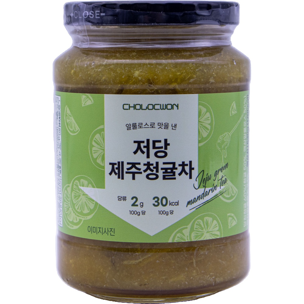 초록원 저당 제주청귤차 530g
