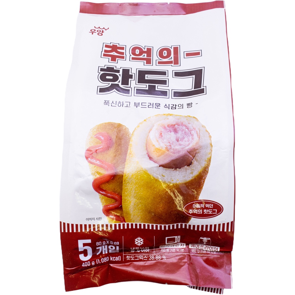 우양 추억의 핫도그 400g