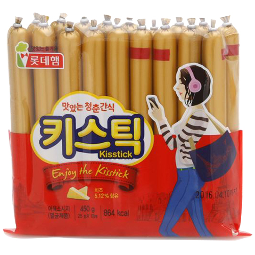 롯데푸드 롯데햄 키스틱 체다치즈 400g