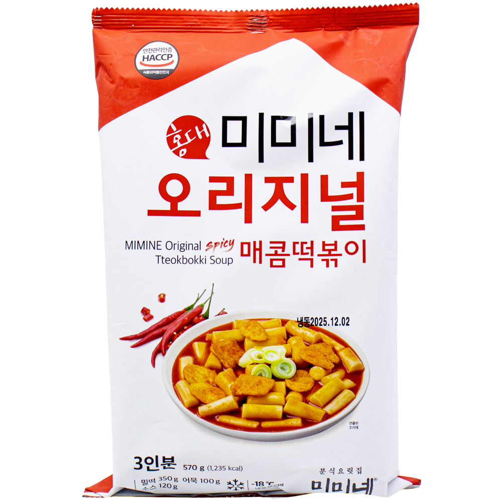 미미네 오리지널 매콤떡볶이 570g