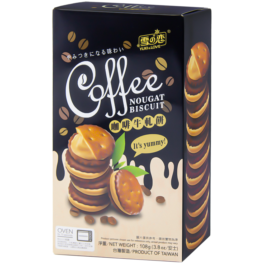 유키앤러브 누가 비스킷 커피맛 108g