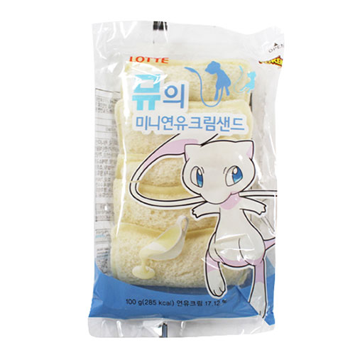 롯데 미니연유크림샌드 100g
