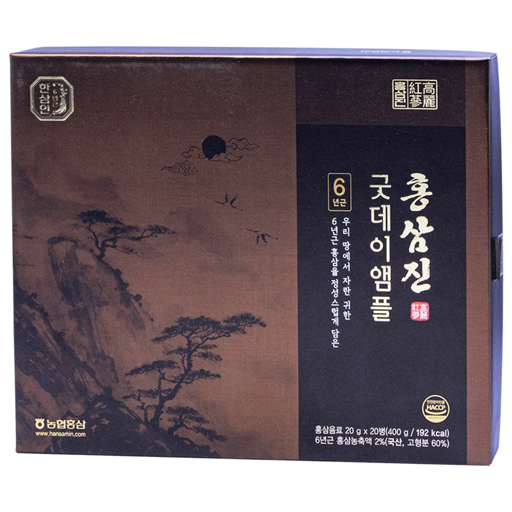 농협홍삼 홍삼진 굿데이 앰플 400g