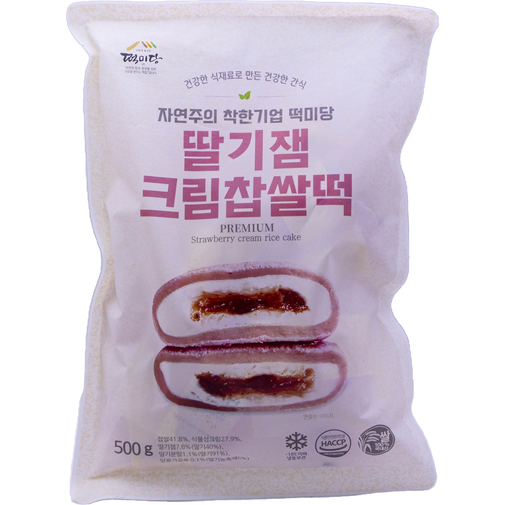 떡미당 딸기잼 크림찹쌀떡 50g