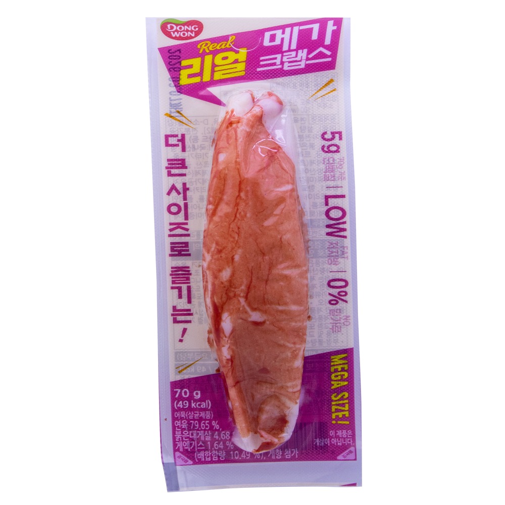 동원 리얼 메가 크랩스 70g