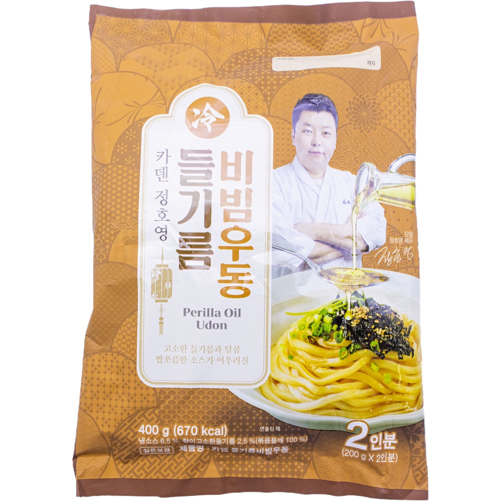 한일식품 카덴 정호영 들기름비빔우동 400g