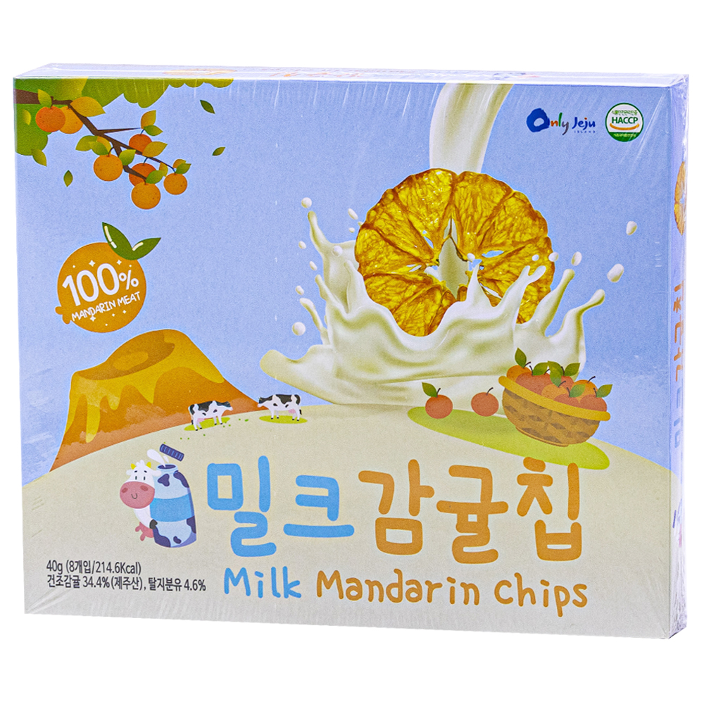 미엘미 밀크 감귤칩 40g