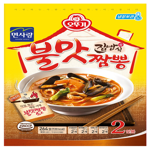 오뚜기 면사랑 집밥식 불맛짬뽕 132g