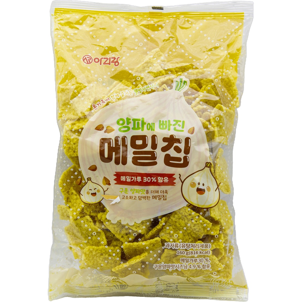 아리랑지에프 양파에 빠진 메밀칩 160g