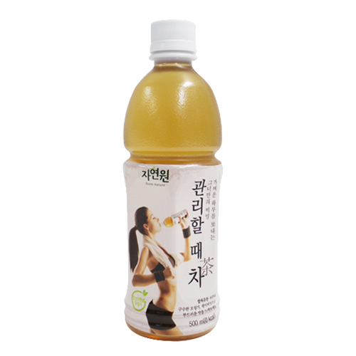 자연원 관리할 때 차 500ml