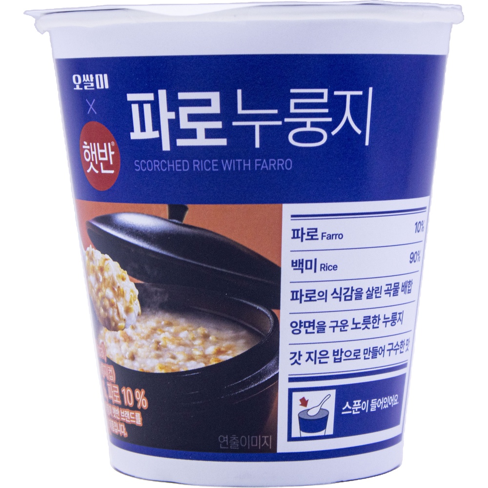 대한식품 오쌀미 햇반 파로누룽지 30g