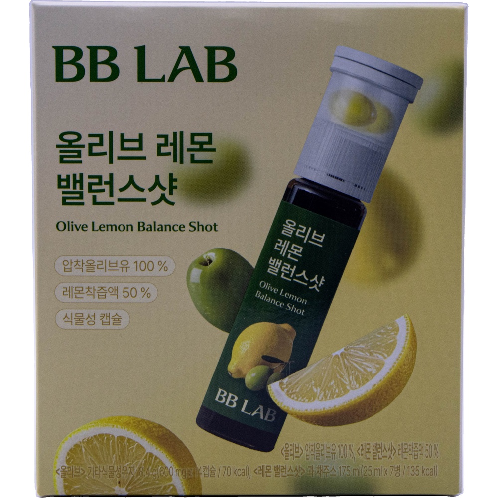 뉴트리원 비비랩 올리브 레몬 밸런스샷 26.2g
