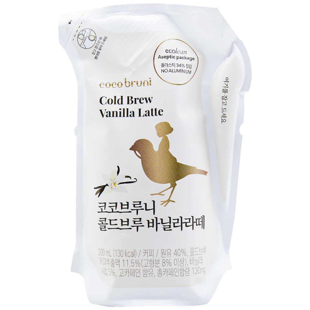 비락 코코브루니 콜드브루 바닐라라떼 200ml