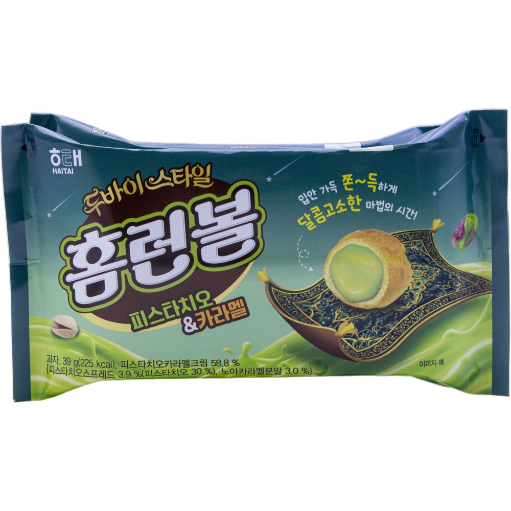 해태 홈런볼 피스타치오 카라멜 39g