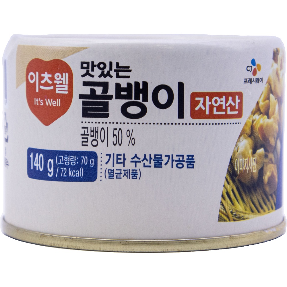 CJ 이츠웰 맛있는 자연산 골뱅이 140g