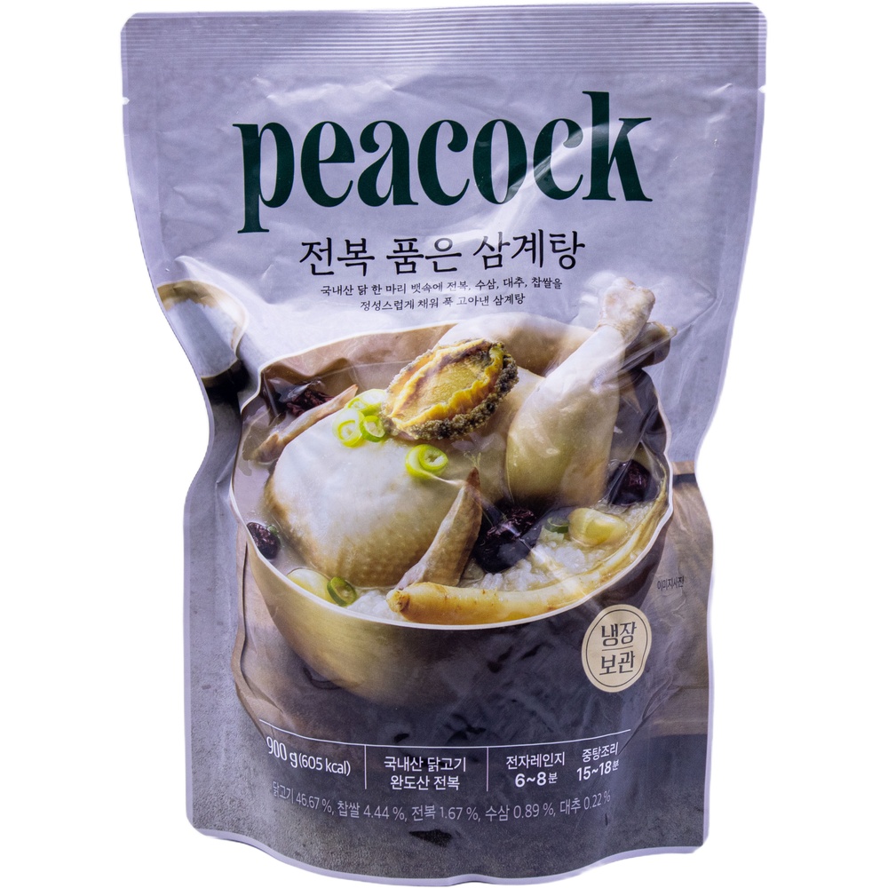 피코크 전복 품은 삼계탕 900g