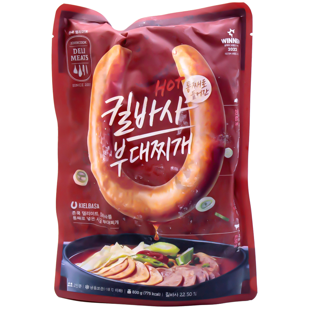 에쓰푸드 존쿡델리미트 킬바사 부대찌개 800g