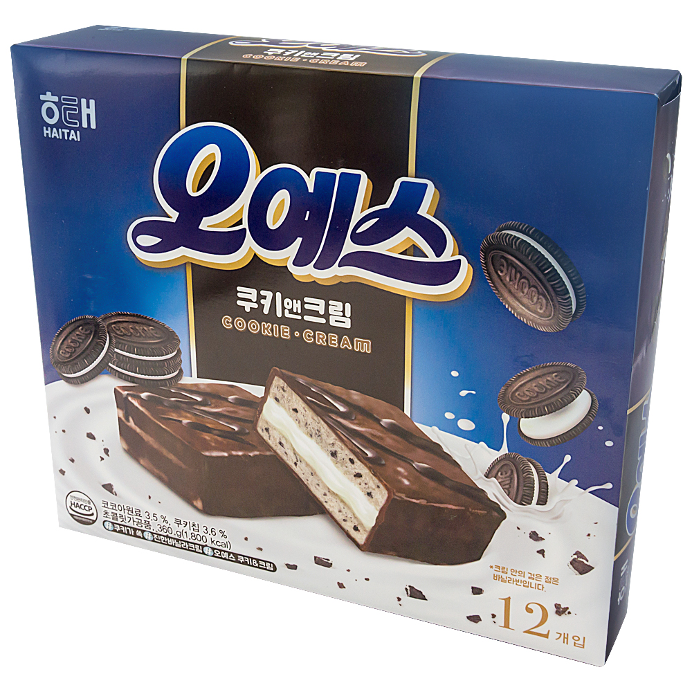 해태 오예스 쿠키앤크림