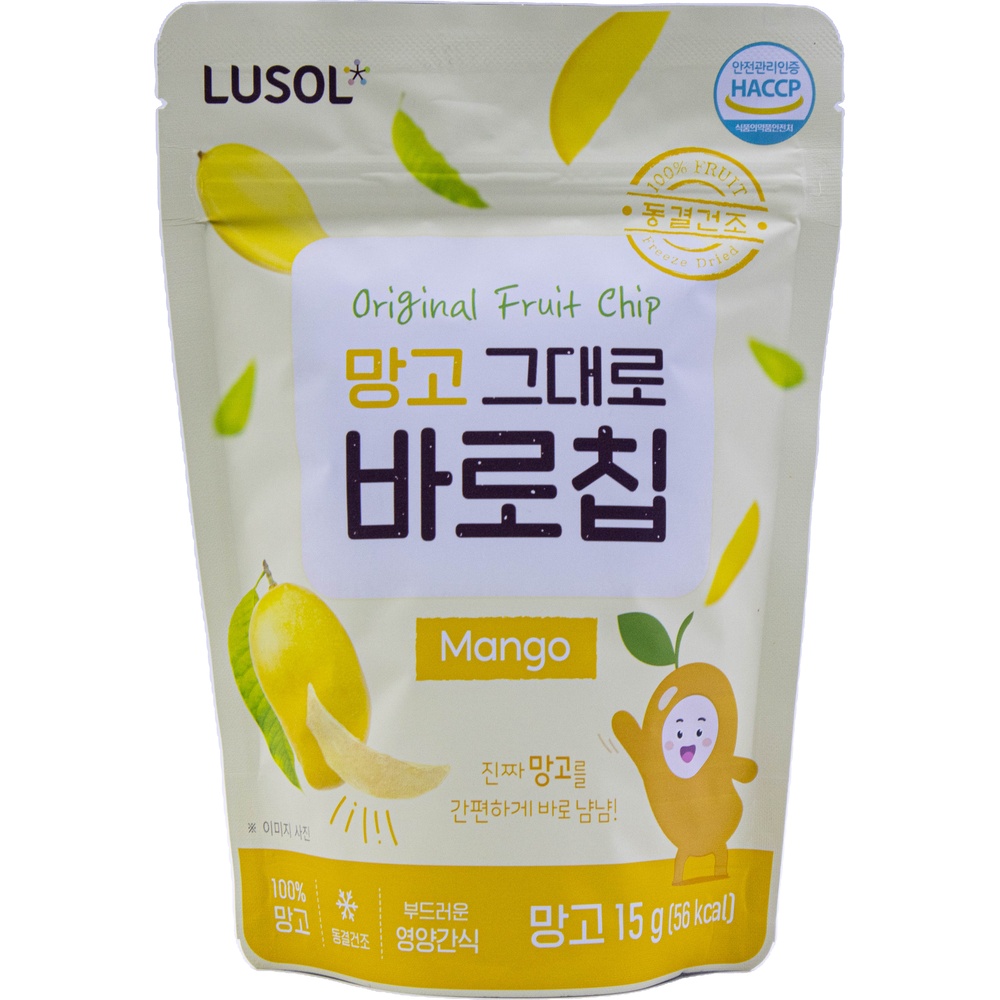 에르코스 루솔 망고 그대로 바로칩 15g