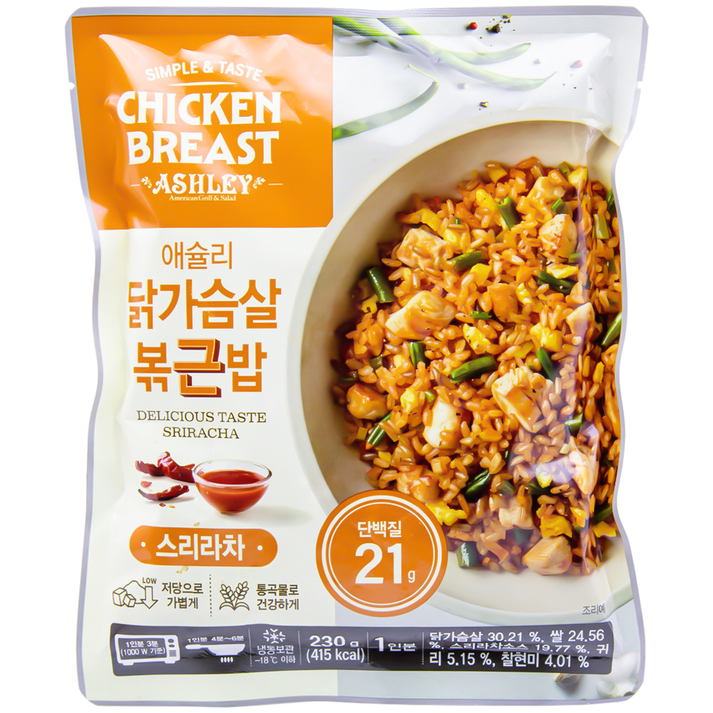 애슐리 닭가슴살 볶근밥 스리라차 230g