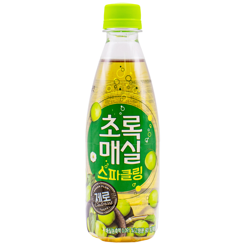 웅진 초록매실 스파클링 제로 350mL
