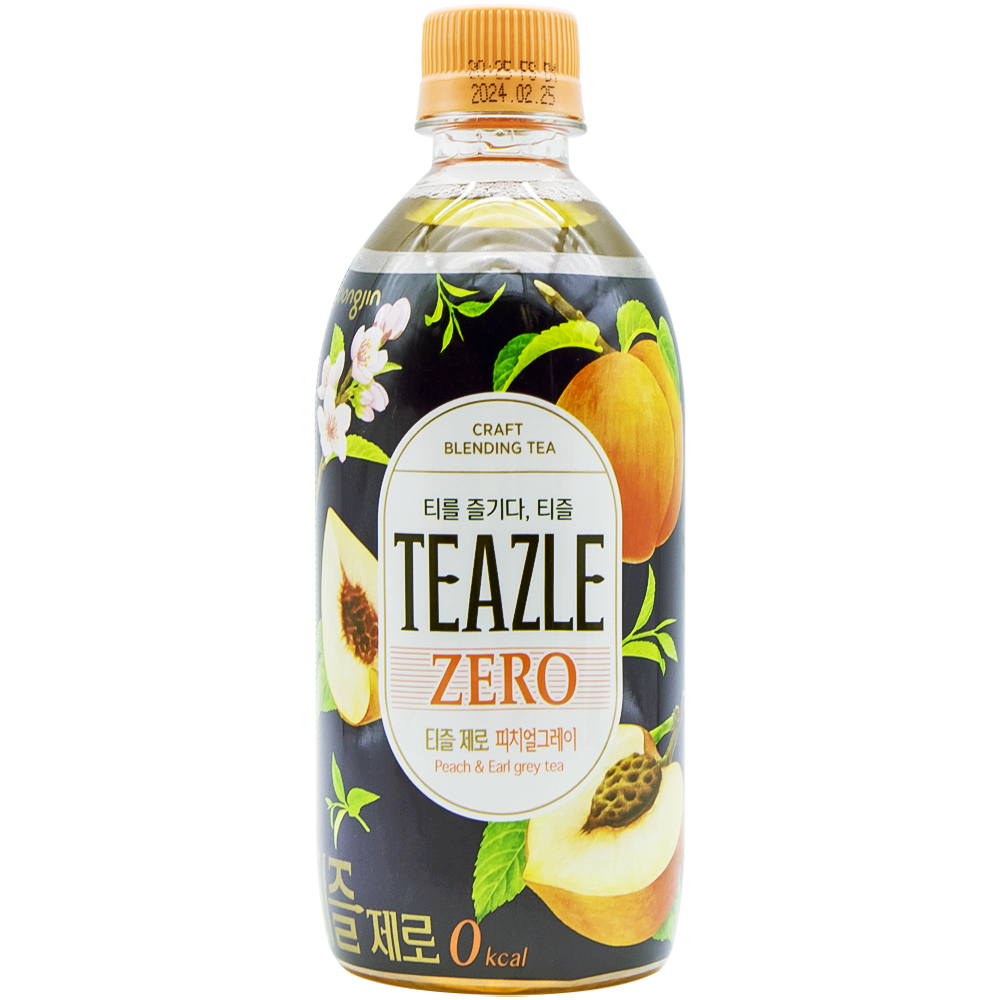 티즐 제로 피치얼그레이 500mL