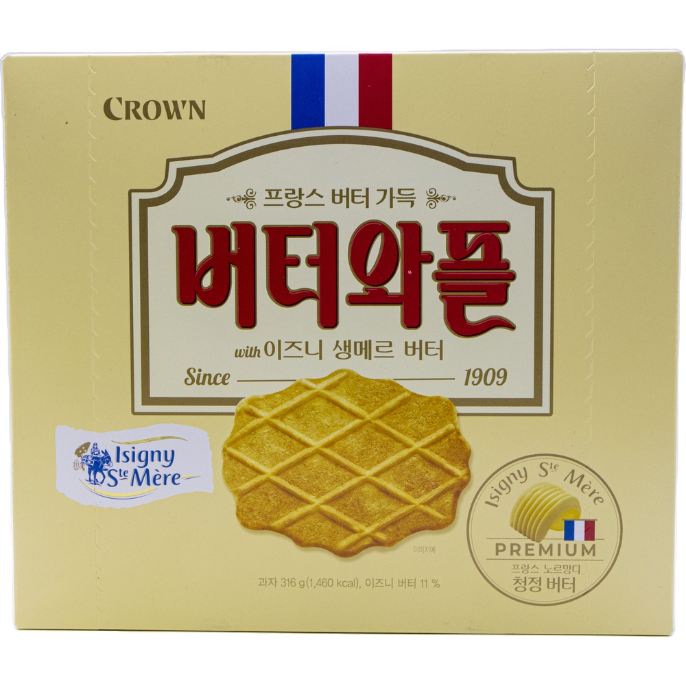크라운 버터와플 이즈니 생메르 버터 26.3g
