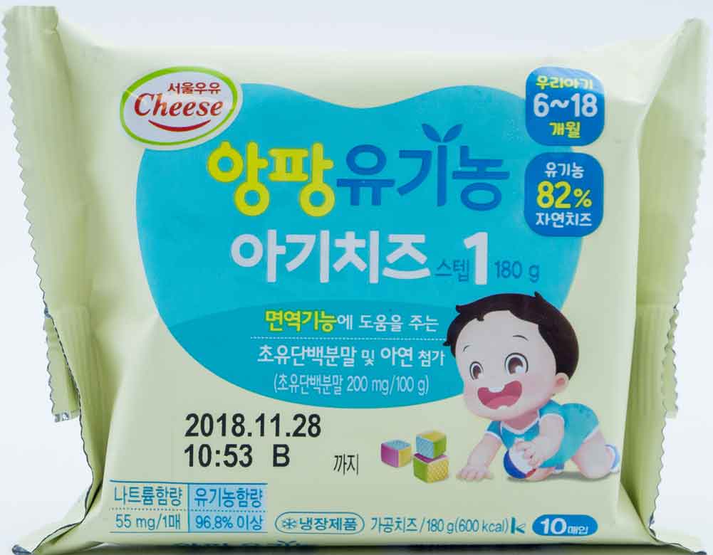 서울우유 앙팡 유기농 아기치즈 스텝1 180g