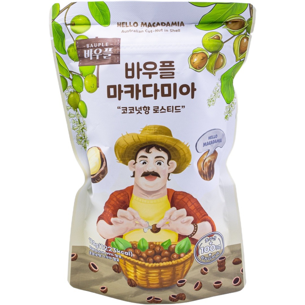 바우플 마카다미아 코코넛향 로스티드 170g