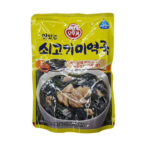 오뚜기 맛있는 쇠고기 미역국 500g