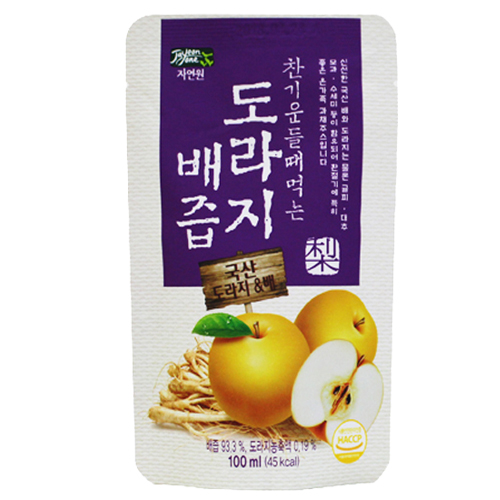 자연원 찬기운 들때 먹는 도라지배즙 100ml