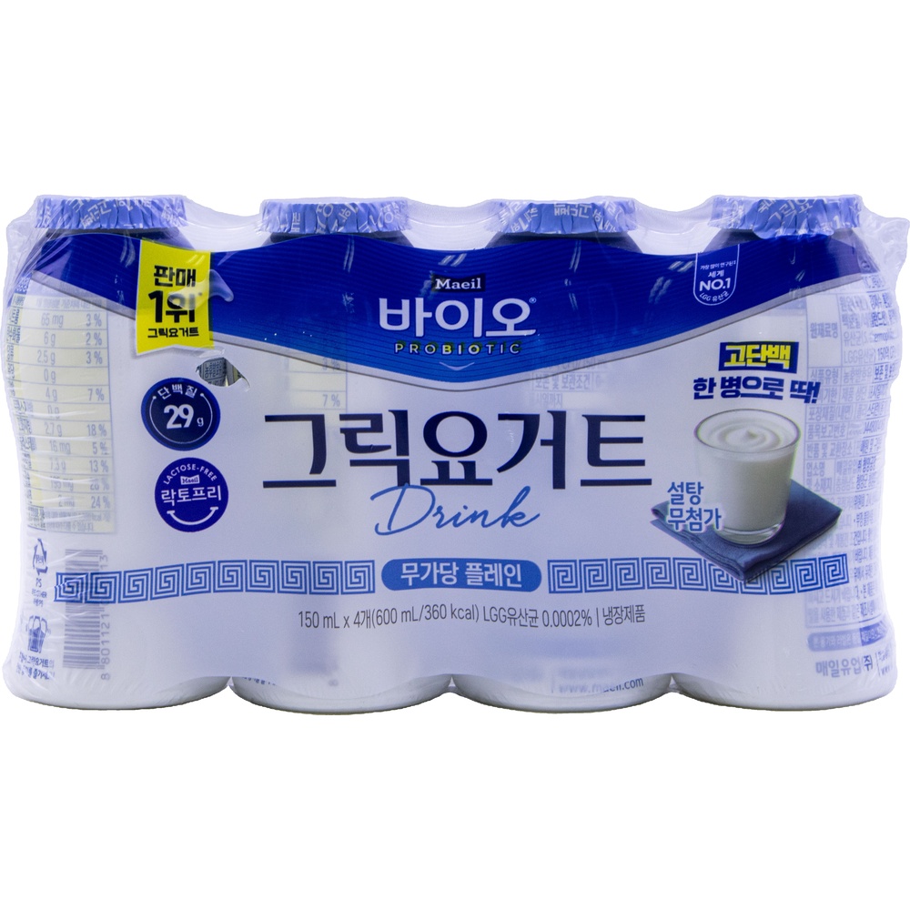 매일 바이오 그릭요거트 드링크 무가당 플레인 150mL