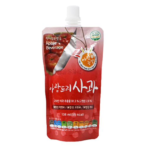 아람농장 아람드리 사과 138ml