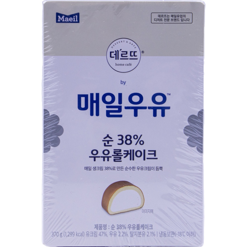 매일 데르뜨 바이 매일우유 순 38% 우유롤케이크 370g