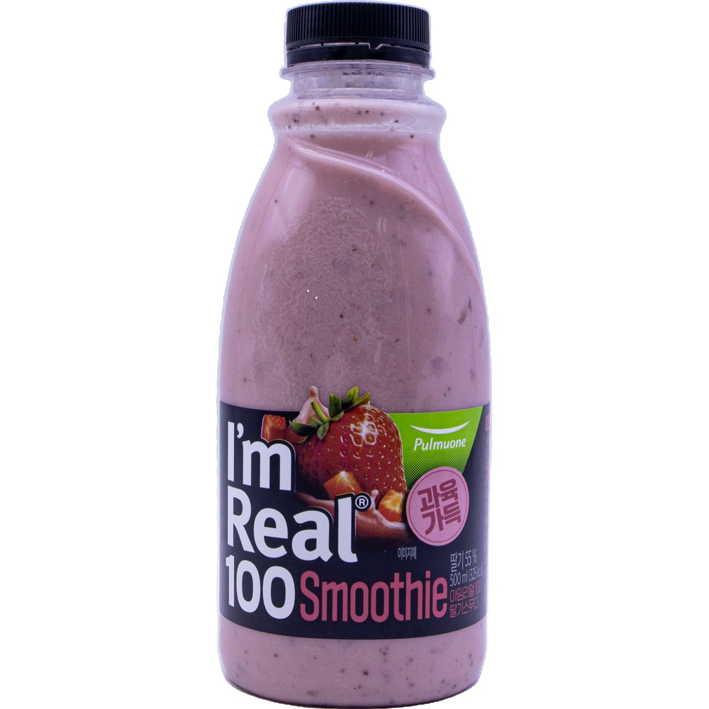 풀무원 아임리얼 100 딸기스무디 500mL