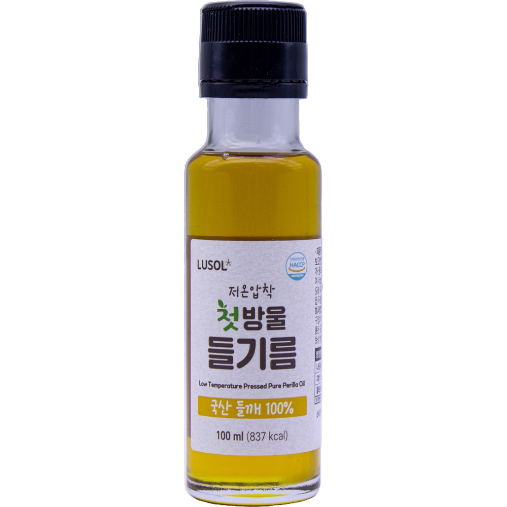 에르코스 루솔 저온압착 첫방울 들기름 100mL