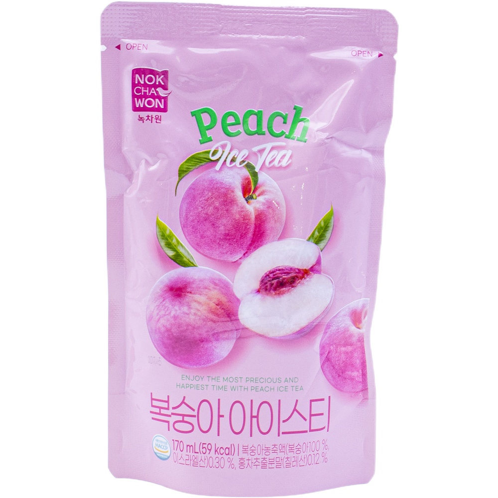 녹차원 복숭아 아이스티 170mL