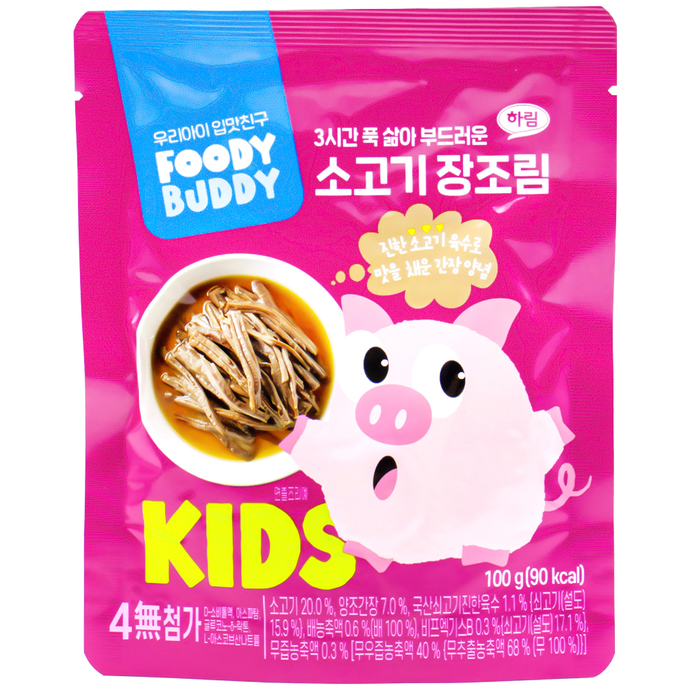 하림 푸디버디 소고기 장조림 100g