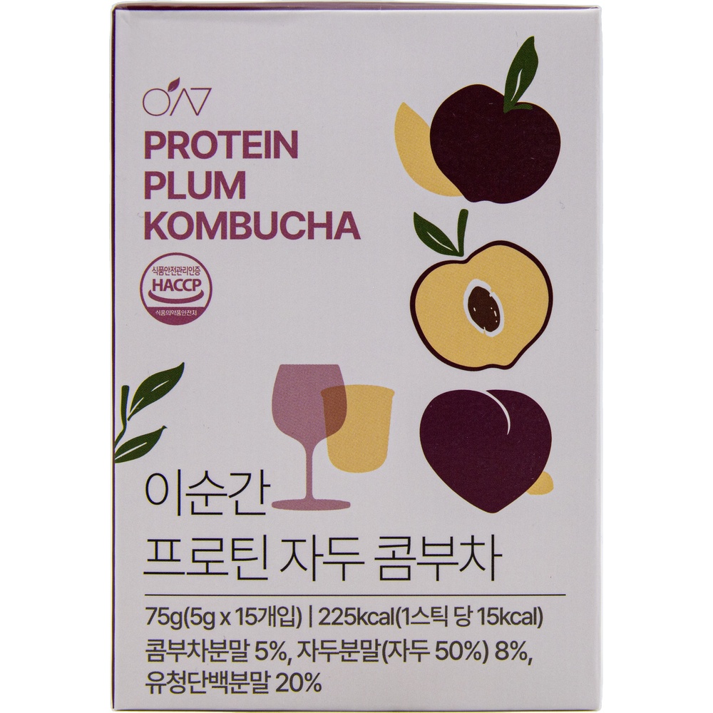 심박 이순간 프로틴 자두 콤부차 5g